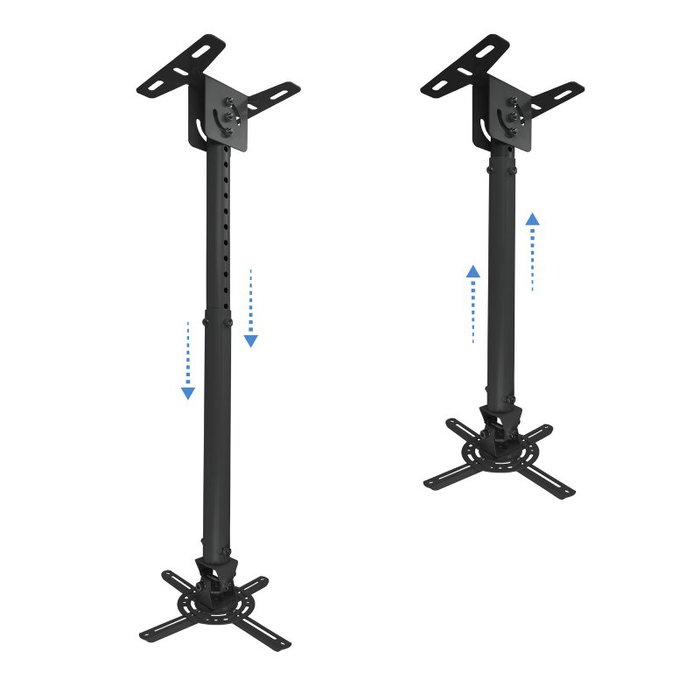 Tooq Soporte de Techo para Proyector PJ3030TN-B Negro